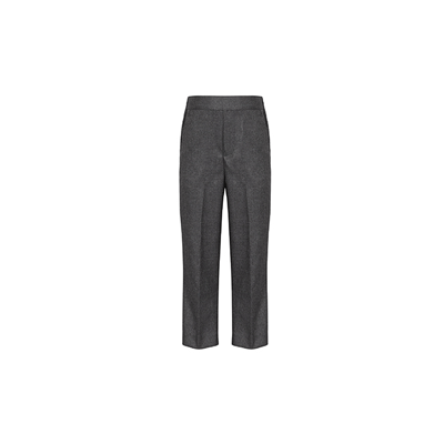 Boys Grey Pull Up Trouser