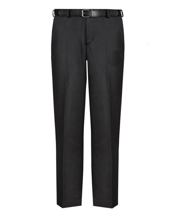 Boys Black Sturdy Fit Trouser-0