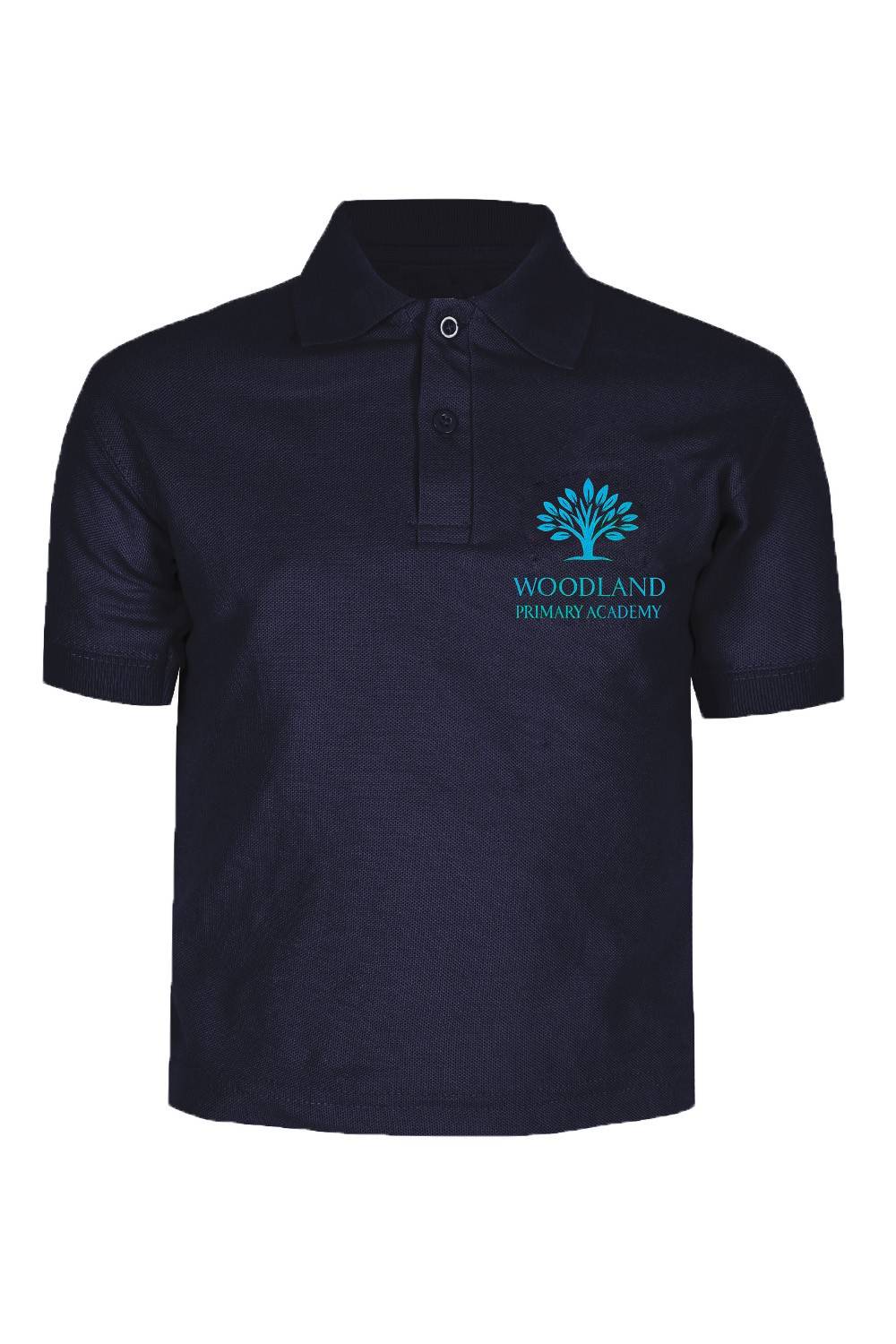 Woodland Primary Academy Navy Polo Shirt