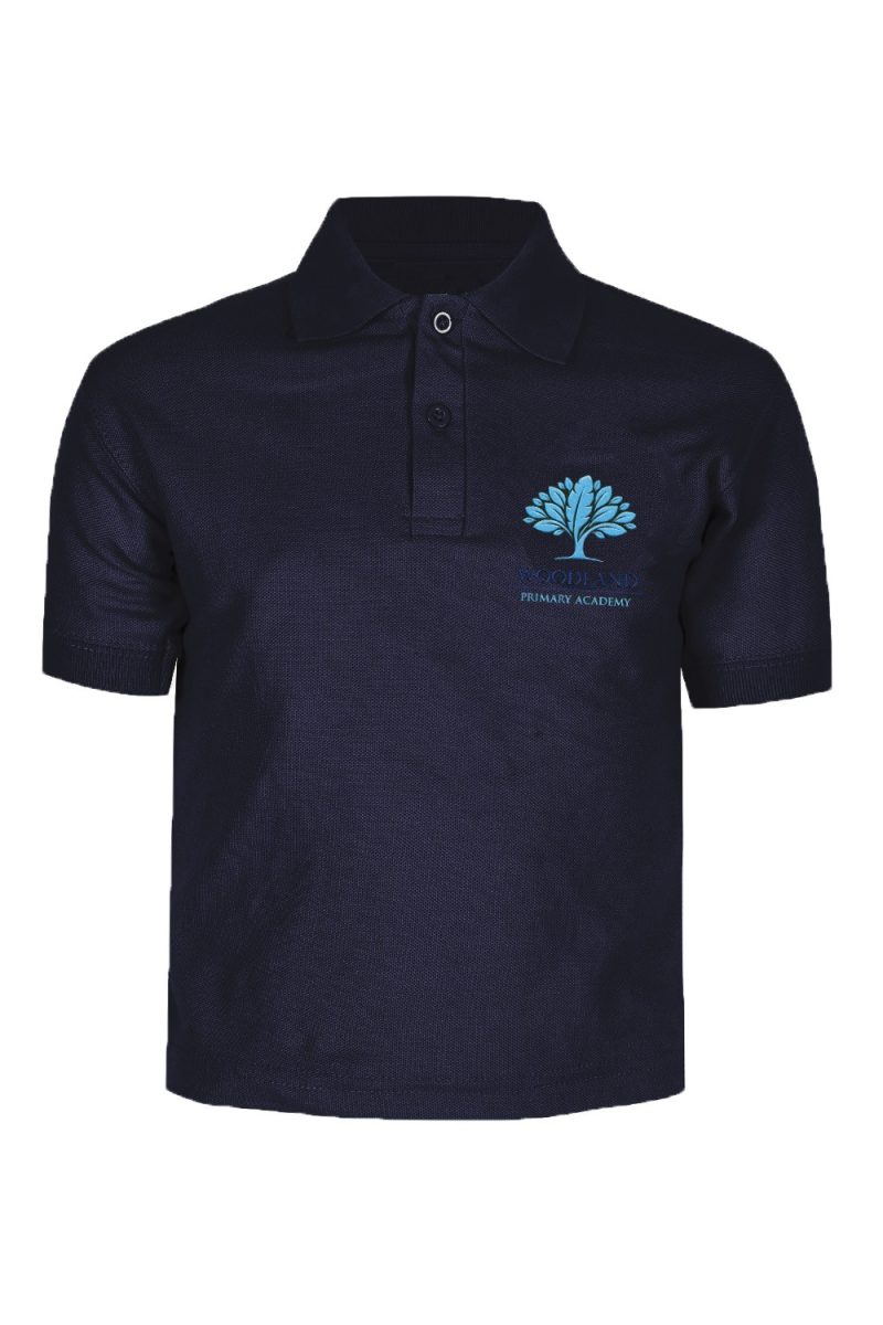 Woodland Primary Academy Navy Polo Shirt