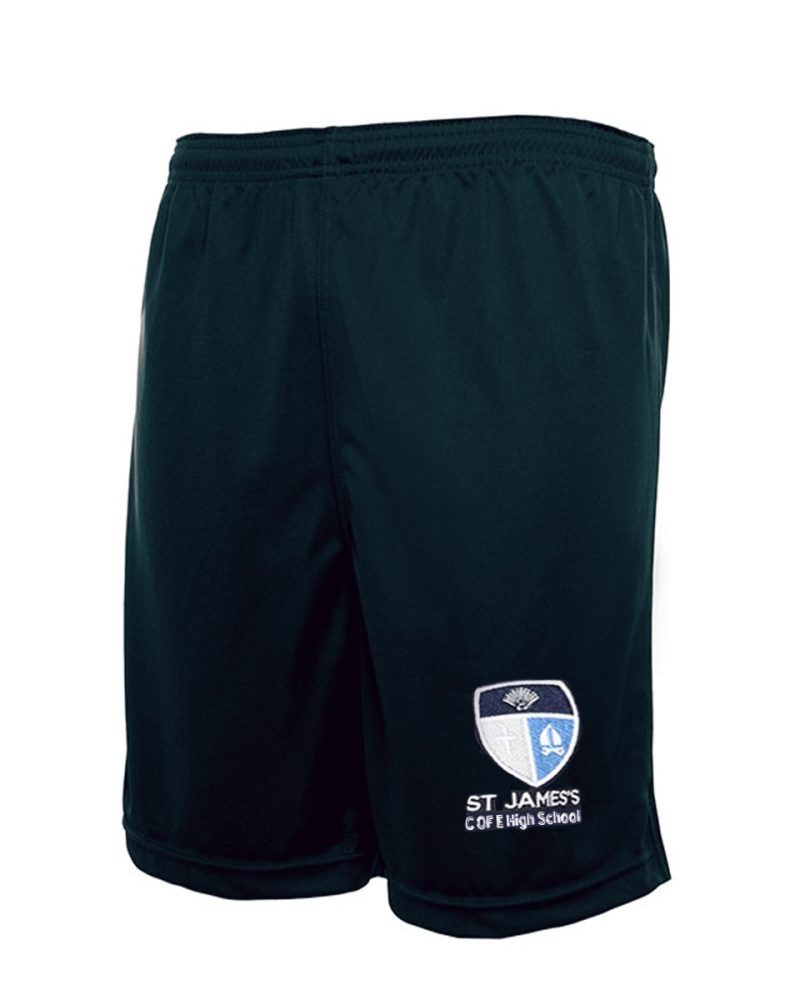 St James's Church of England High School PE Shorts For Boys & Girls-0