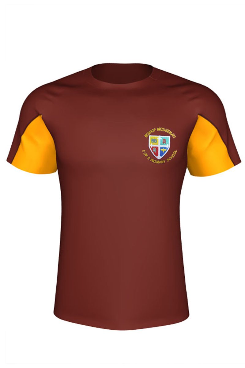 Bishop Bridgeman PE T-Shirt Boys / Girls With Logo-0