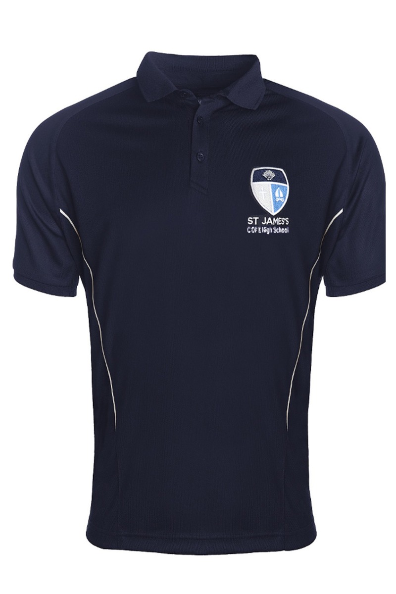 St James's Church of England High School Boys' PE Polo Shirt