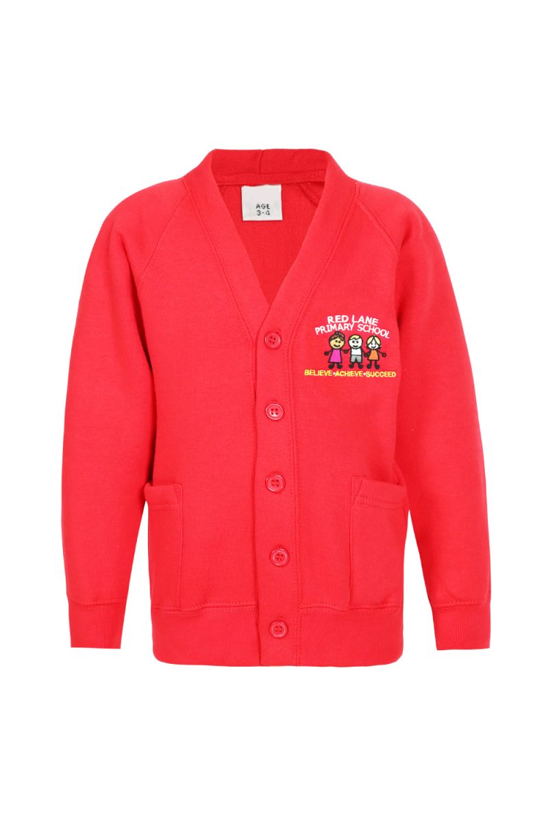 Red Lane Primary School Cardigan With Logo
