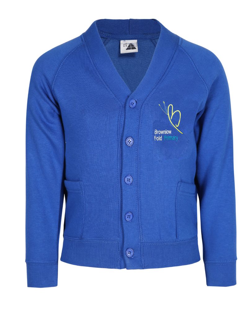 Brownlow Fold School Cardigan With Logo