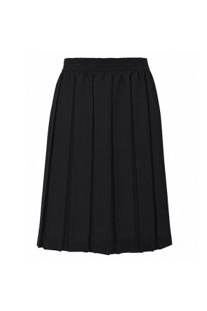 Girls Black Box Pleated Skirt