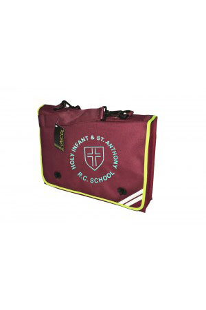 Holy Infants Book Bag With Shoulder Strap & Logo -0