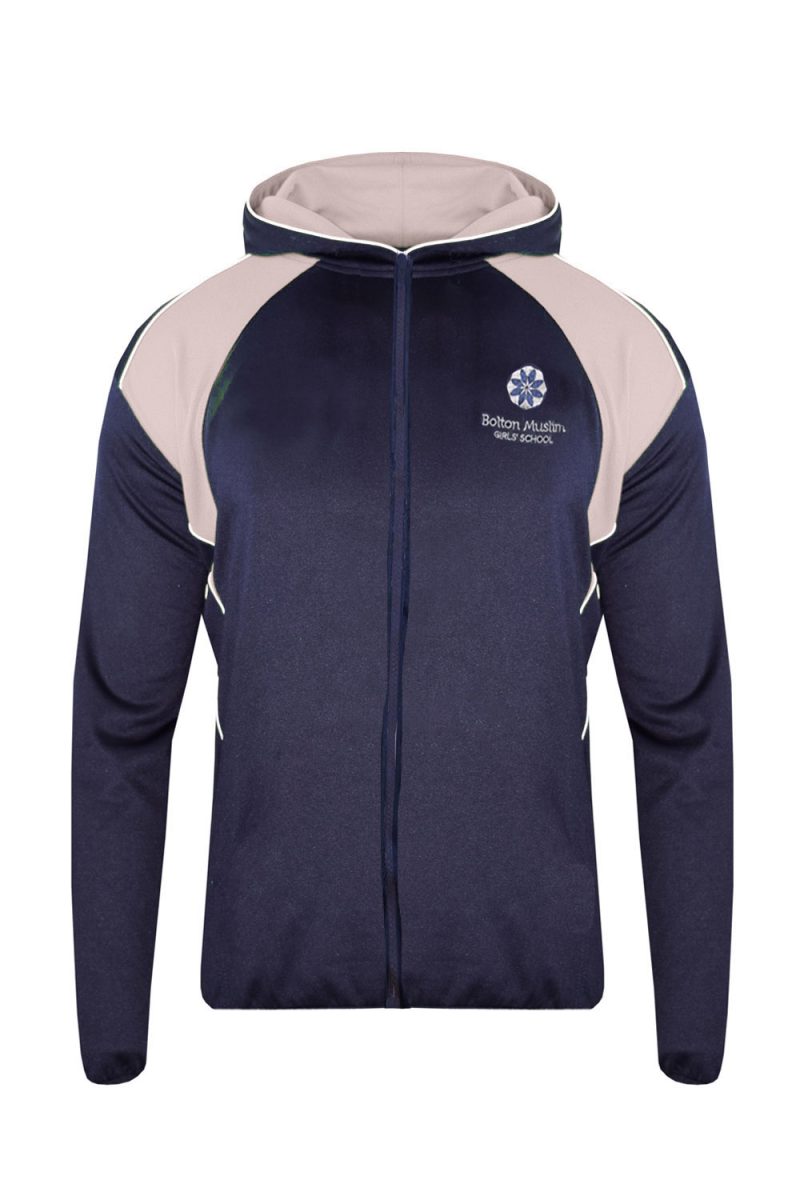 BMGS Full Zip Hooded Top For P.E-0