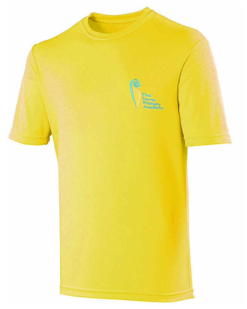 Ferns Academy Round Neck P.E Shirt with Logo-0