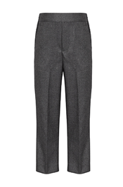Boys Grey Pull Up Trouser