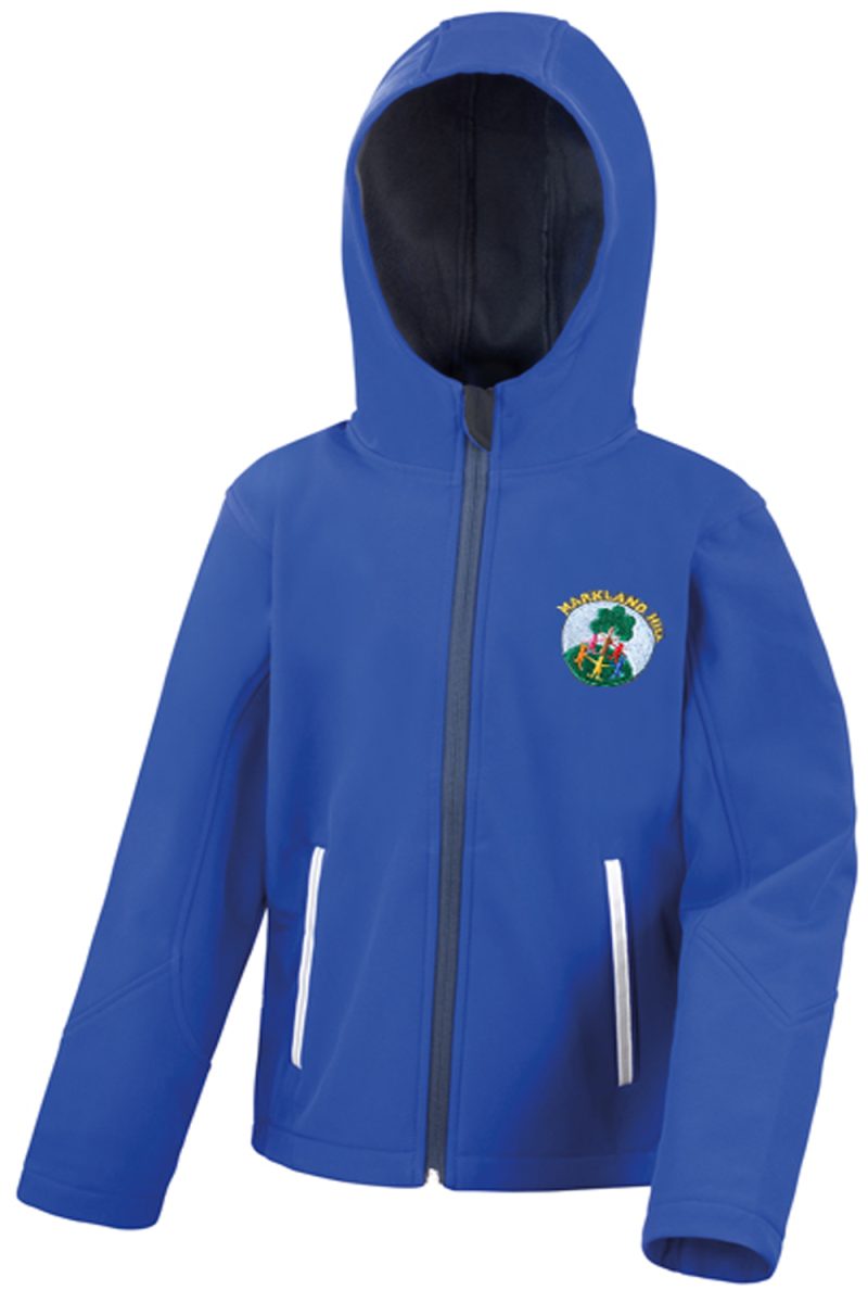 Markland Hill School Soft Shell Jacket Boys / Girls With Logo