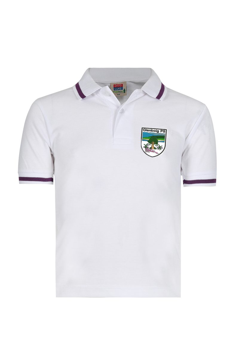 Glenboig School Polo Shirt With Logo -0
