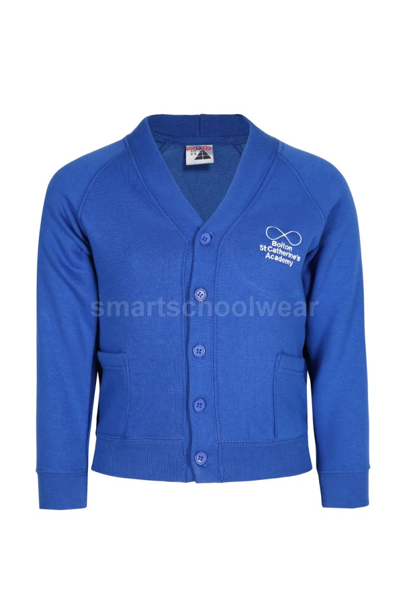 St Catherine's Academy Cardigan With Logo-0