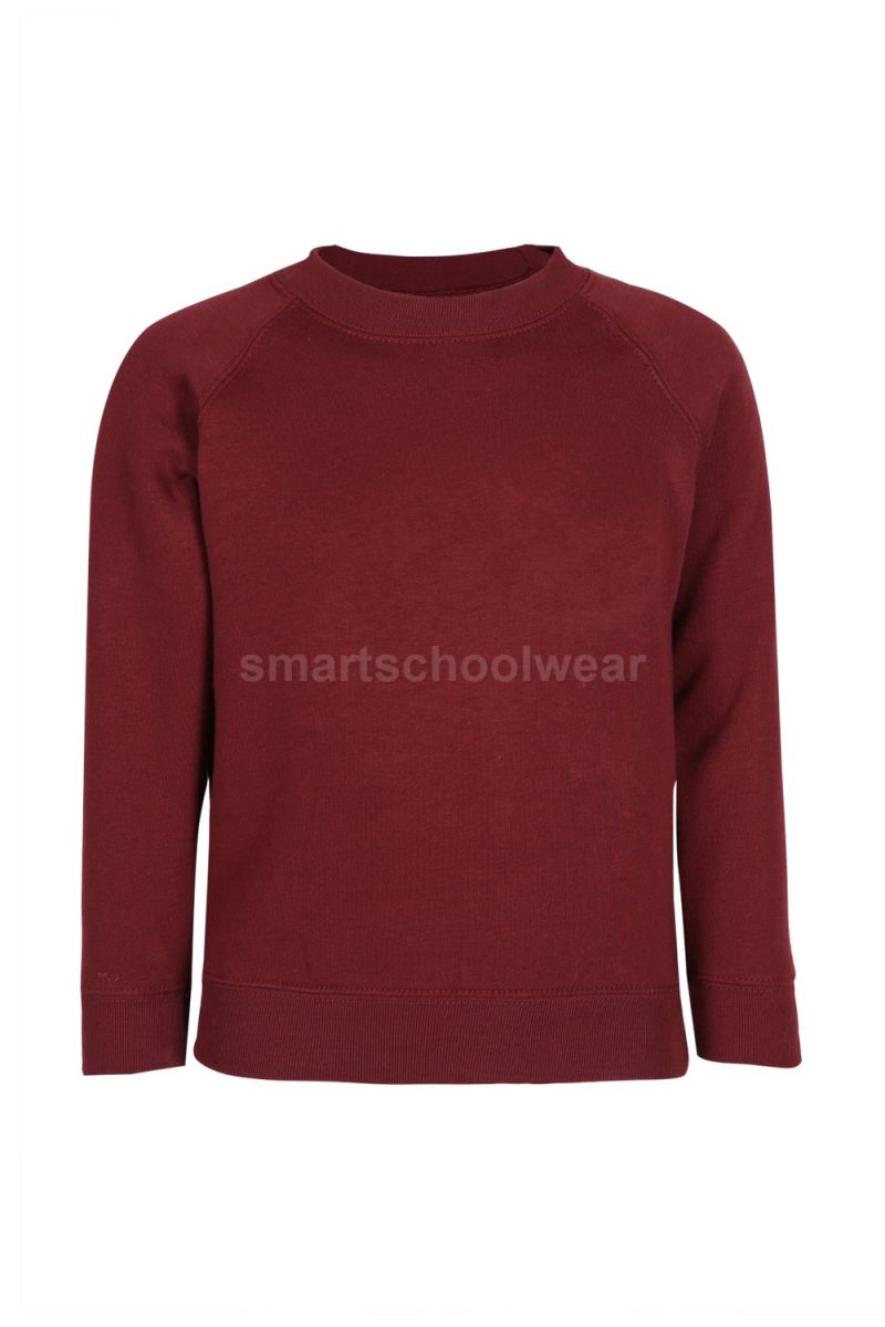 Primary School Plain Maroon Sweatshirt-0