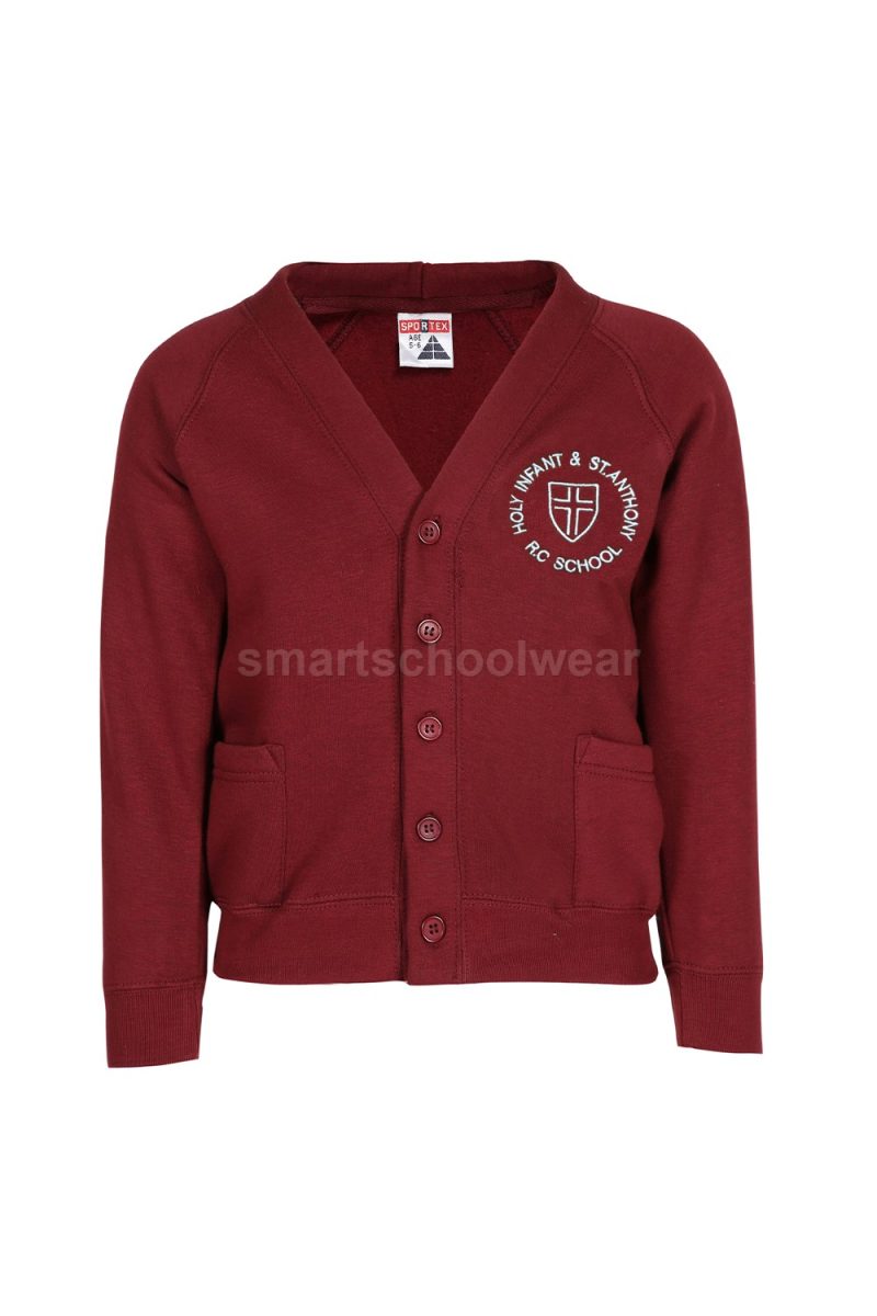 Holy Infants School Cardigan With Logo-0
