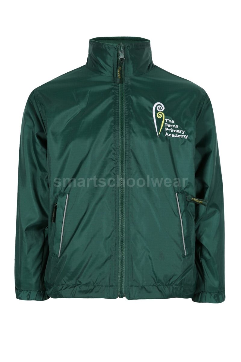 Ferns Academy Fully Fleece Lined Shower Proof Jacket -0