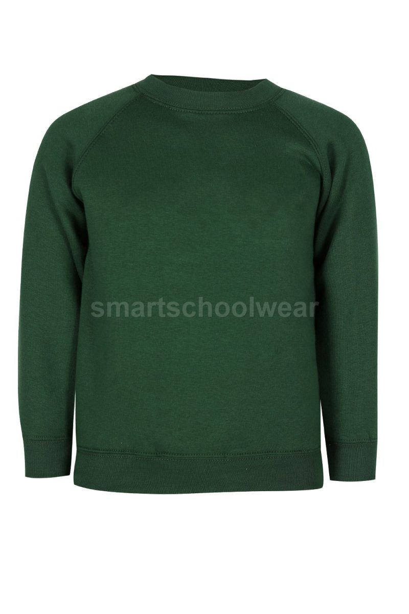 Primary School Plain Green Sweatshirt-0