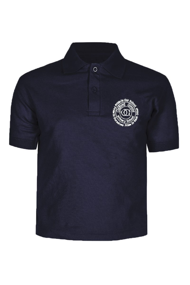 Oxford Grove Primary School Logo Navy Polo Shirt