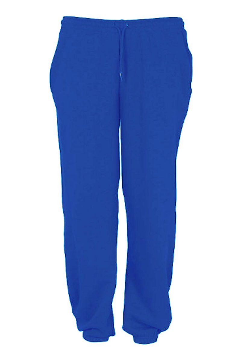 PE Royal Blue Fleece Jog bottoms