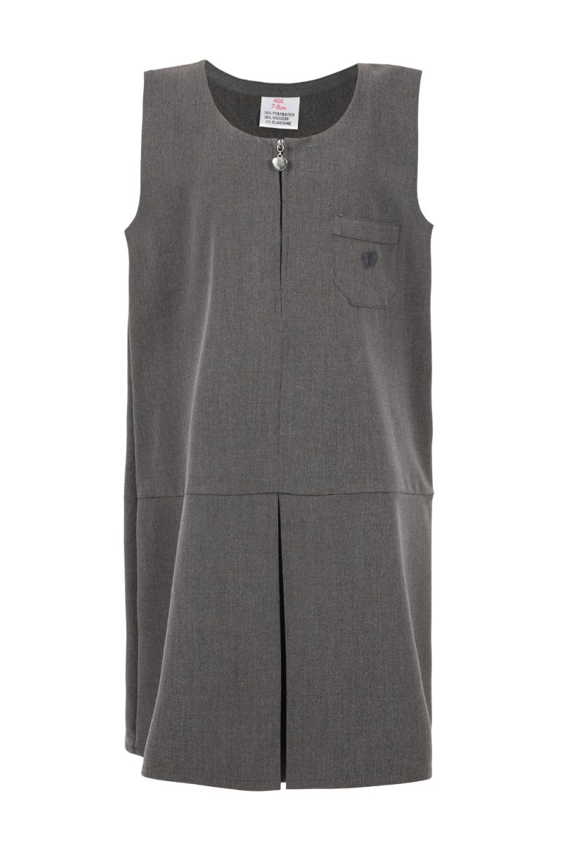 Markland Hill Girls Grey Pinafore