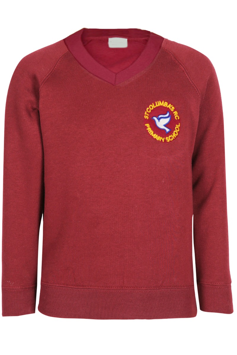 St Columba's R C Primary Year 6 V Neck Sweatshirt