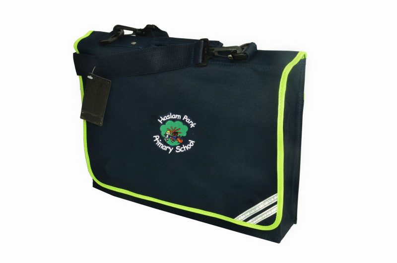 Haslam Park Book Bag With Shoulder Strap & Logo-0
