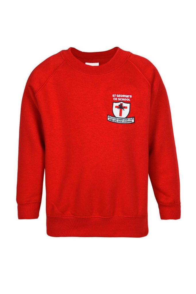 St George’s CE Primary School Sweatshirt – Smart School Wear