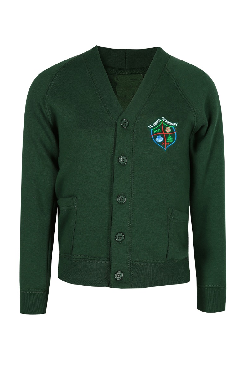 St James Daisy Hill CE Primary School Cardigan-0