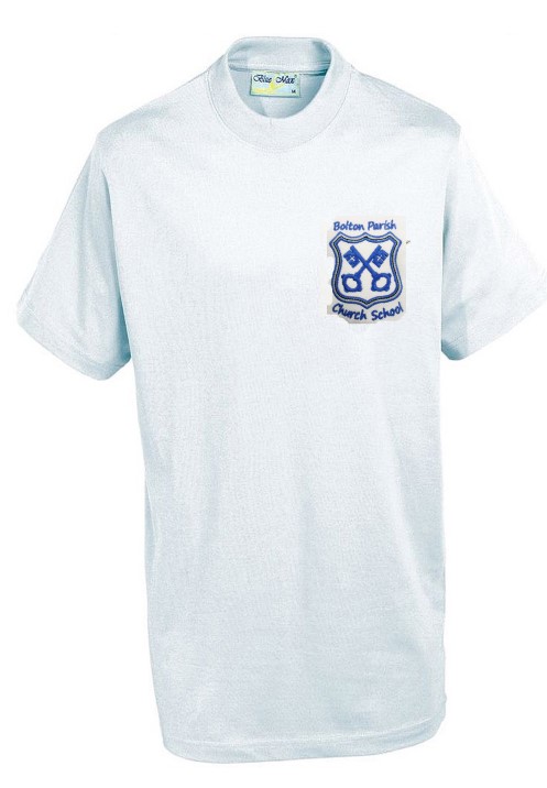Bolton Parish Primary School White T-Shirt With Logo-0