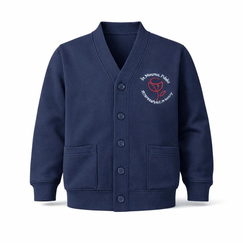 St Teresa's R.C. Navy Cardigan