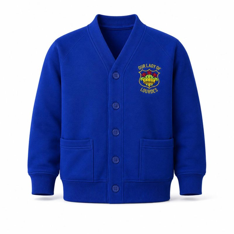 Our Lady Of Lourdes Cardigan With Logo